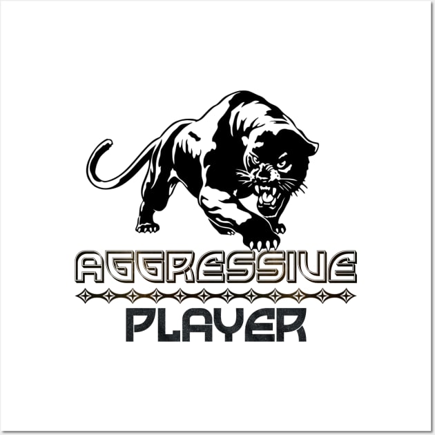 Aggressive Player Wall Art by Curator Nation
